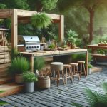 Installer une cuisine extérieure avec des matériaux durables
