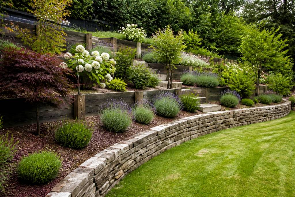 Aménagement jardin en pente : idées écologiques et esthétiques pour un extérieur harmonieux