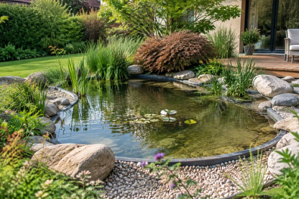 Aménagement autour d’un bassin préformé : créer un décor naturel et harmonieux